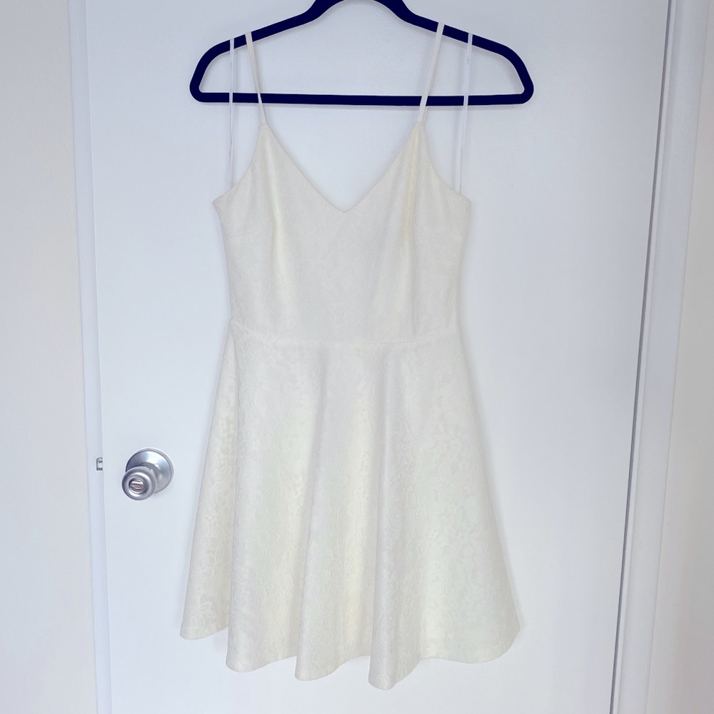 Lulus white skater dress